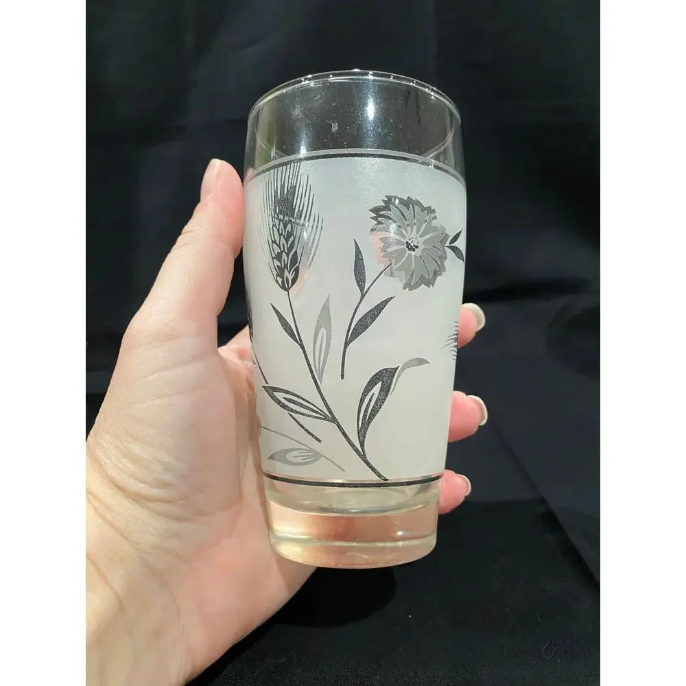 Libbey set frosted